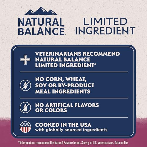Natural Balance Limited Ingredient Adult Grain-Free Dry Dog Food, Reserve Sweet Potato & Venison Recipe, 12 Pound (Pack of 1) - Thumbnail 7