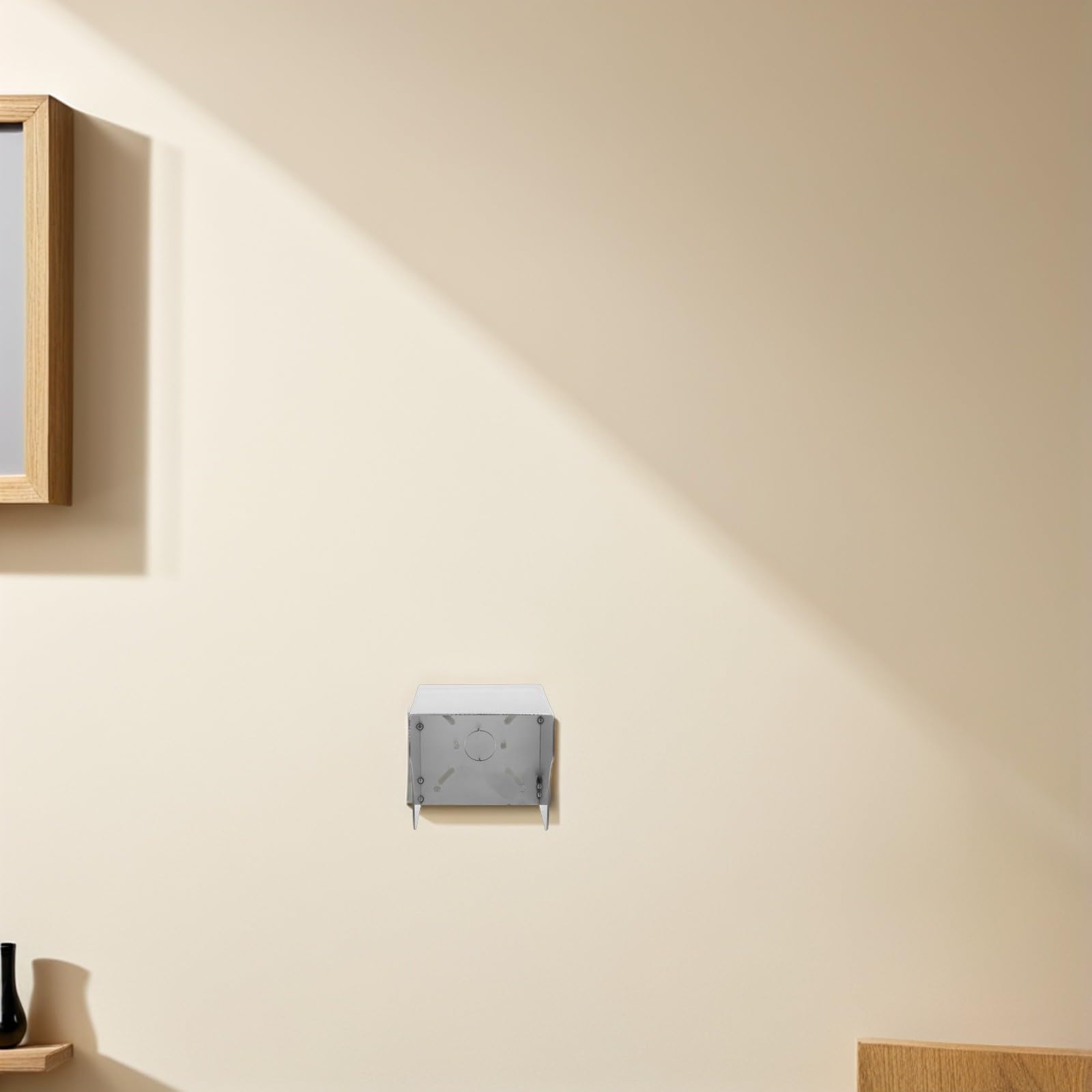 Abaodam Cubierta de Enchufe Exterior de Acero Inoxidable Resistente Intemperie para Proteger Enchufes y Interruptores en Baños y Exteriores Diseño Plata