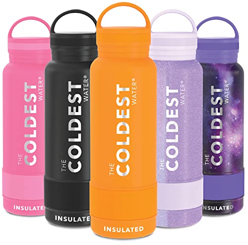 Coldest Insulated Water Bottle with Handle Lid | Leak Proof, Simple...