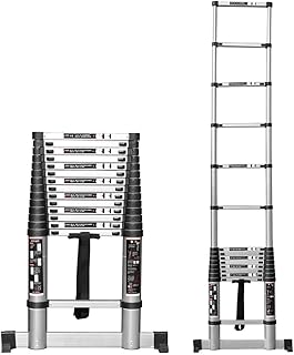 WLABCD Scale Telescopiche Scaletta Portatile Pieghevole Pieghevole Pieghevole Telescoping Telescoping Scaletta Di Estensione Telescopica, Scala Portatile in Alluminio Professionale Telescopico Telesc