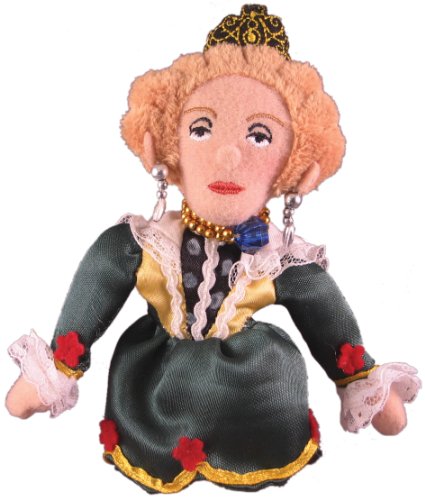 The Unemployed Philosophers Guild Queen Elizabeth I Finger Puppet en Koelkast Magneet - Voor Kinderen en Volwassenen