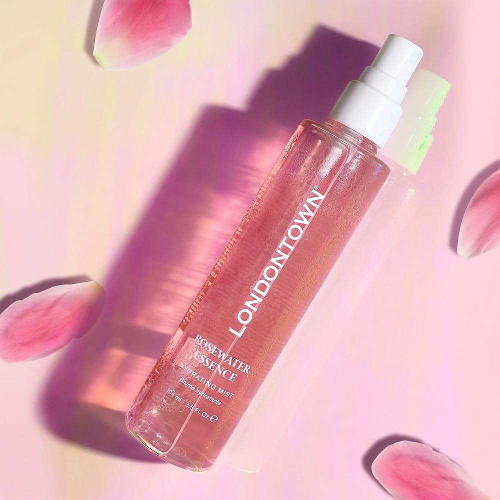 LONDONTOWN Rosewater Essence, Facial Mist Spray, 3.5 fl. oz
