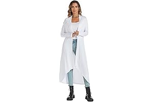 Drae Women's Lightweight Knitted Maxi Long Cardigan