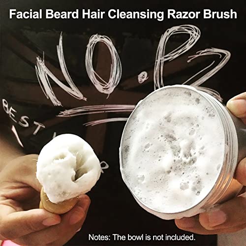 Pincel de Barbear,Escova de Barbear Sabão Tigela de Espuma de Barbeiro Barbeiro Barbeador Xícara de