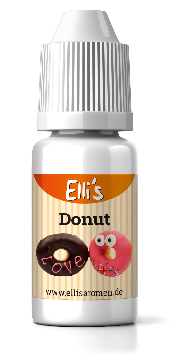 Ellis Aromen Donut NATURIDENTISCHES Lebensmittelaroma | Für Speisen & Getränke | 10 ml