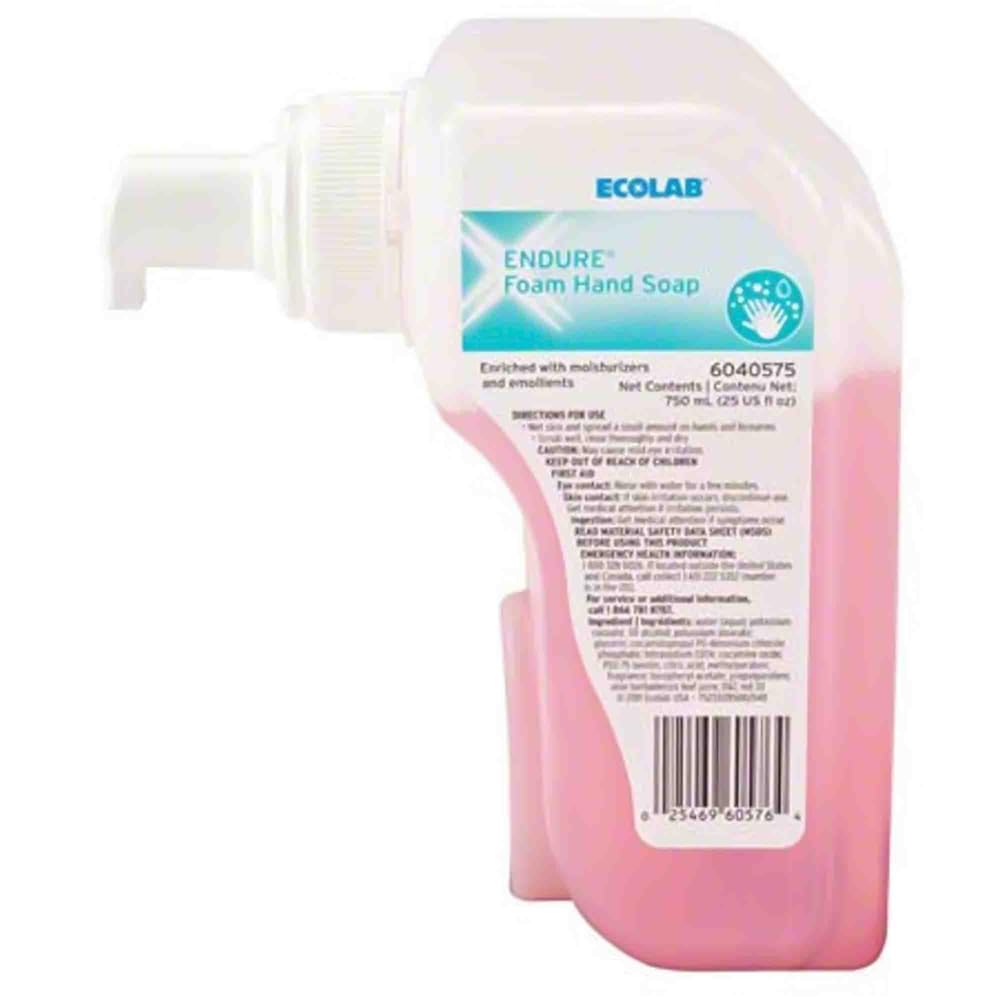 Ecolab Endure-50 Bacti Foam Soap 6040575, 750 milliliters - Case of 6