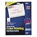 Produktbild Avery - Color Inkjet Labels,Matte,Full Sheet,8-1/2"x11",20/PK,WE, Sold as 1 Package, AVE8255