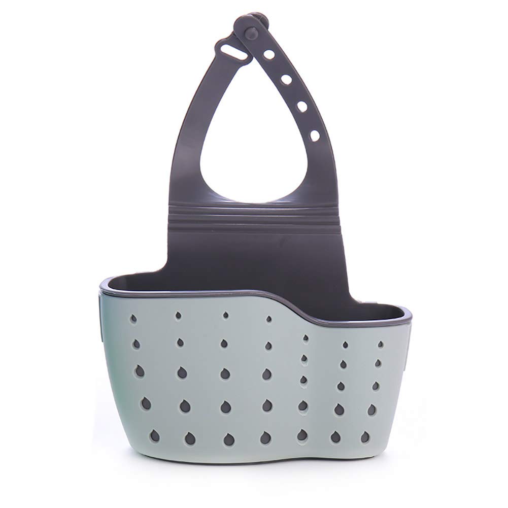 Sink drain basket for kitchen sink, Rubber material, good flexibility, easy to clean（blue）