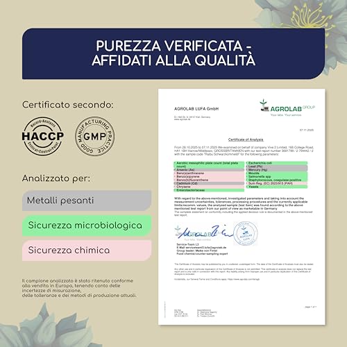 Raibu - Olio Di Cumino Nero (Nigella Sativa Originale), 1000 Mg Per 1 Capsula - 5