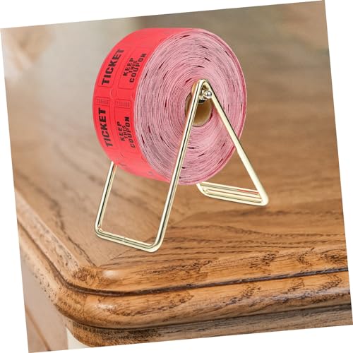 Tombola d'école tickets rouge sur support fer compact - 3