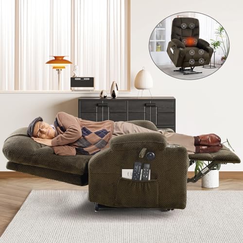 Dual Motor Recliner with Massage and Heat