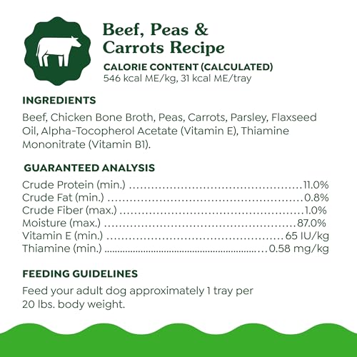 Image of Greenies Smart Topper High Protein Wet Mix-in for Dogs, Beef, Peas & Carrots Recipe in Vitabroth Broth - Bone Broth + Vitamins E & B1, 10 Count