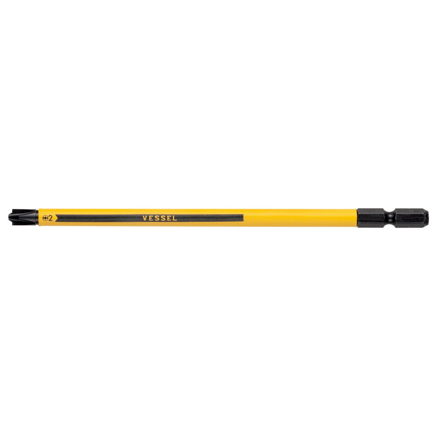 Vessel"Plus-Minus" Bit for Terminal Screws [No.PS162150] (PS2 x O/D 5.5 x O/D 6 x 150) (Japan Import)