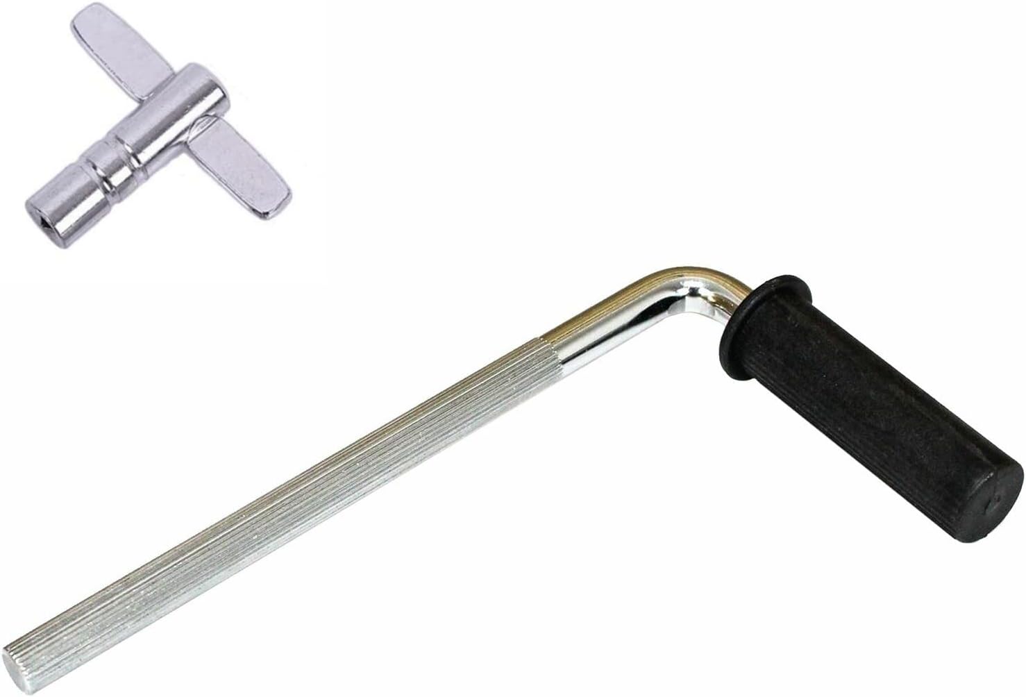 Alesis L-Rod Electronic Drum Pad Support Arm for clamps and Silverline Audio Drum Key Bundle 212010074-A