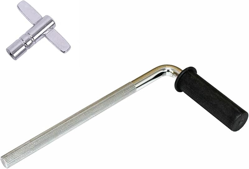 Alesis L-Rod Electronic Drum Pad Support Arm for clamps and Silverline Audio Drum Key Bundle 212010074-A