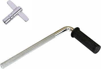 Alesis L-Rod Electronic Drum Pad Support Arm for clamps and Silverline Audio Drum Key Bundle 212010074-A