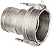 Dixon G400-C-SS Investment Cast Stainless Steel 316 Global Type C Cam and Groove Hose Fitting, 4" Socket x 4" Hose ID Push-On