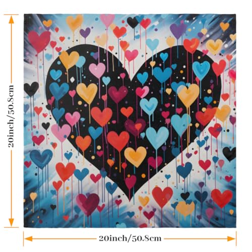 Servilletas de Tela Multicolor 50.5x50.5 cm Set x6 miniatura 2