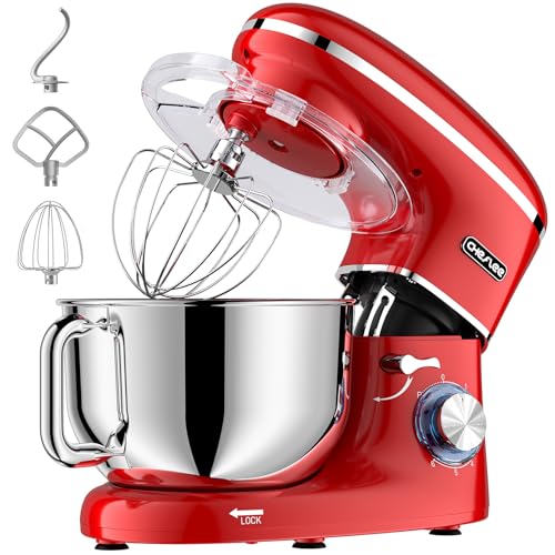 CHeflee Amasadora de cocina para hornear, 1500 W, pequeña, 6 niveles