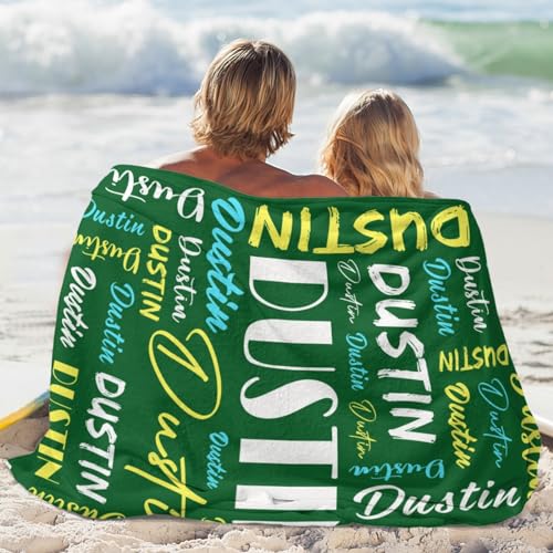 Personalized Blankets for Kids with Names Customized Blankets with Name for Adult Custom Blanket Gift for Birthday Christmas Valentines Day Gift