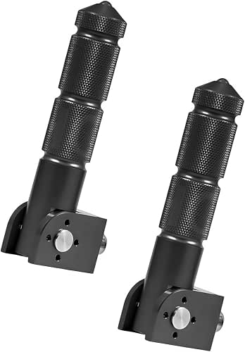 2PCS Motorcycle Foldable Foot Peg, 8mm 90 Degree Electric Bicycle