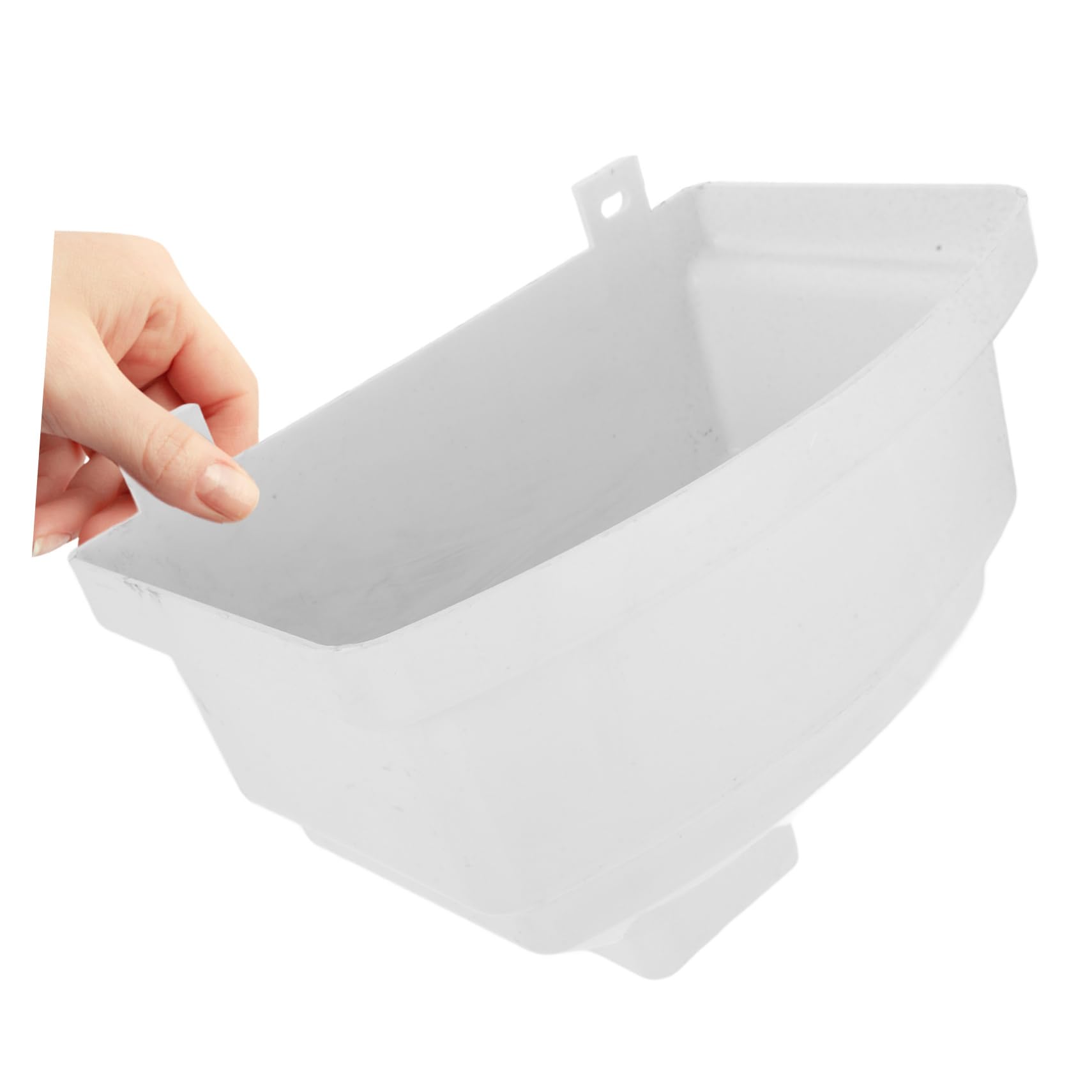 Conector de Bajante para Canalón de Agua de Lluvia PVC Blanco