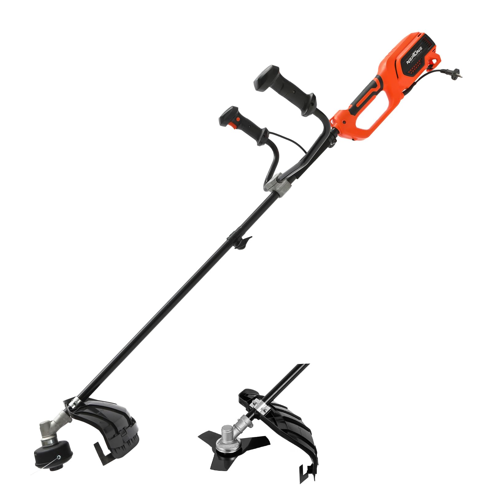 Neptune Simplify Farming BC-1800E 2 in 1 Corded Electric Brush Cutter & Trimmer | Portable & Lightweight String Trimmer | 1800W, 7500RPM | 2 Types Blade | Ideal Grass Cutter for Home Garden-image-32
