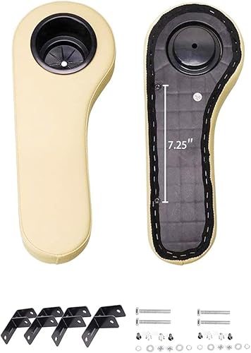 Miniatura 2 de Reposabrazos de asiento trasero para carrito de golf, no requiere perforación, reposabrazos universal para EZGO, Club Car, Yamaha carrito de golf