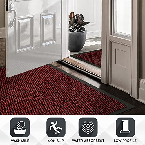 Lexell Washable Door Mat for Indoor & Outdoor, Highly Absorbent Non-Slip FloorMat - Image 4