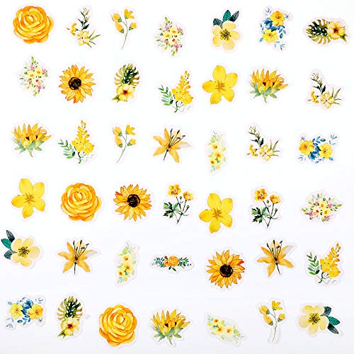 image for Yisong 145 Pieces Sunflower Stickers Sunflower Vine Themed Decal Vinyl