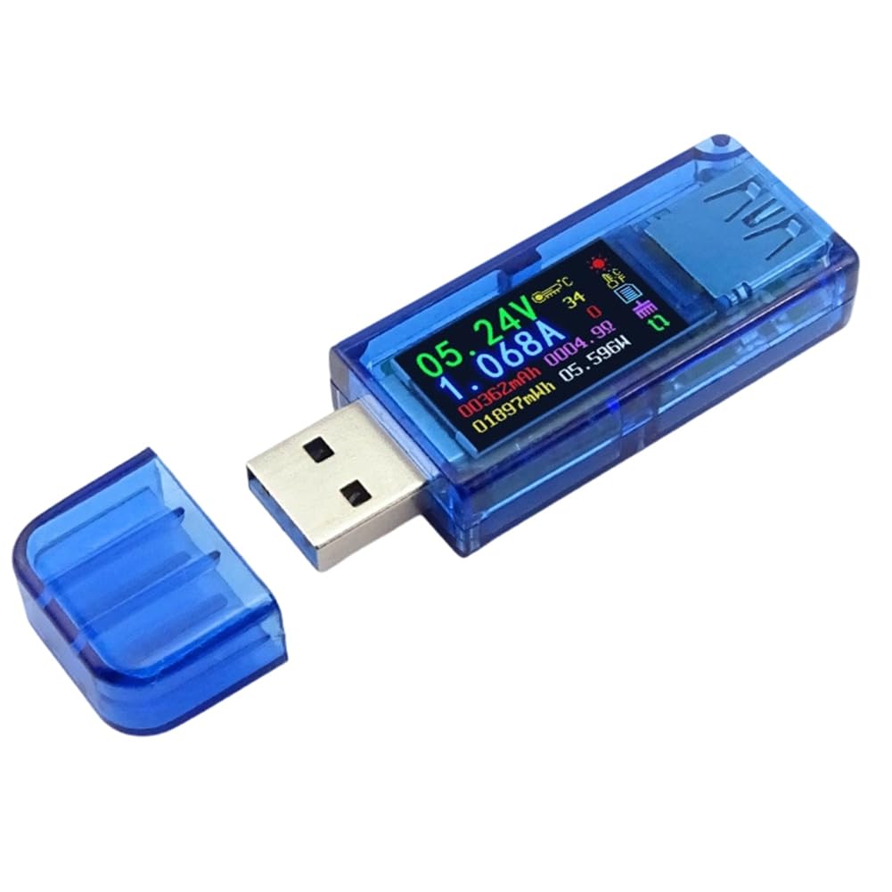 Xnuiasqe Voltage And Current Tester Testing Functionality In Usb Power Meter With Enhanced Measurement Capabilities