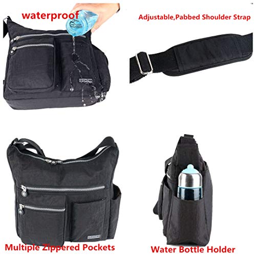 MHCNLL Crossbody Bag with Anti Theft RFID Pocket - Women Lightweight Water-Resistant Purse4