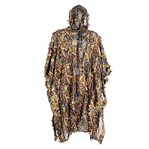 Traje Camuflaje al Aire Libre, Ropa Camuflaje, Capa Camuflaje sigiloso, Traje Ghillie para observación Aves, Actividades en el Bosque