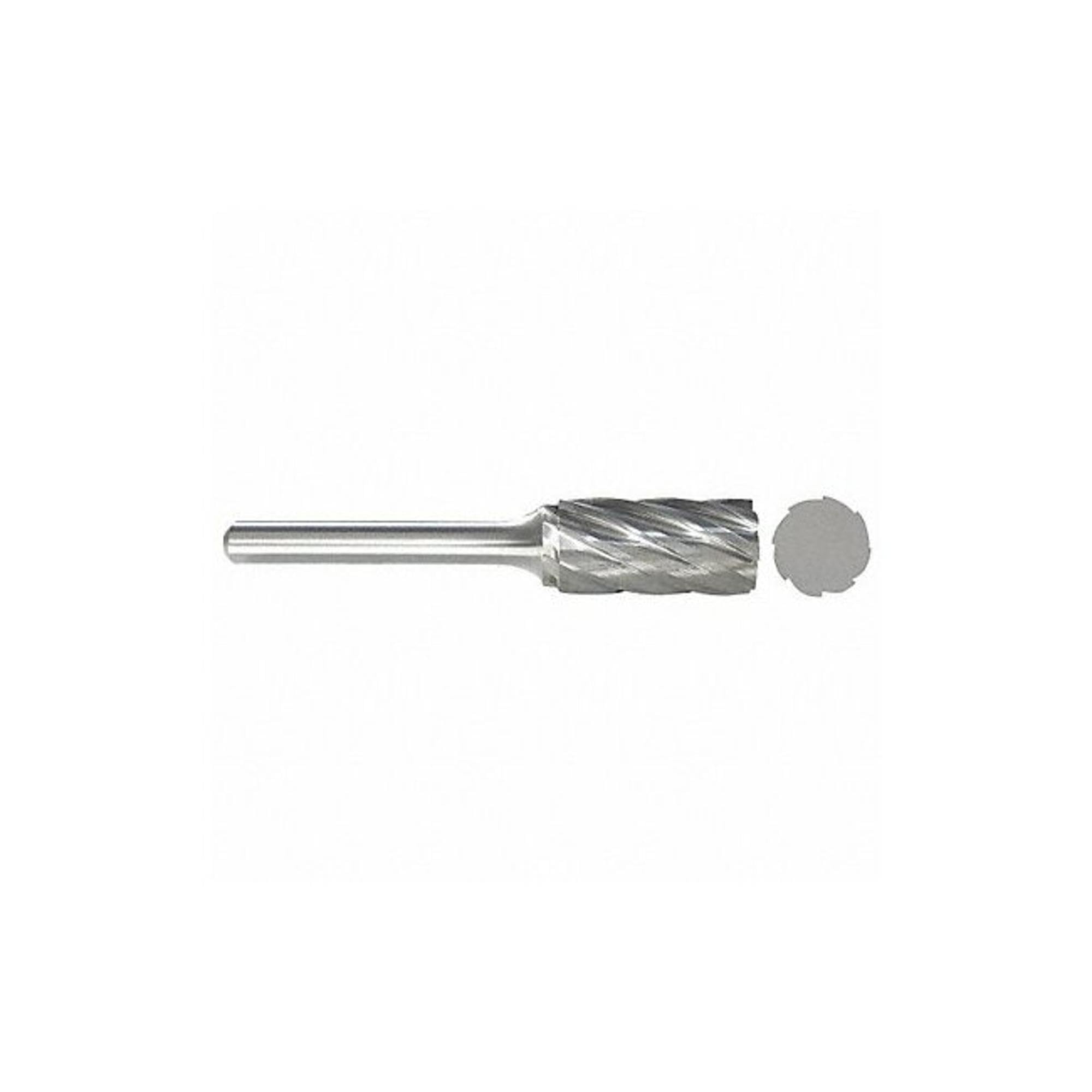 Carbide Bur, Cylinder, 1/4 in, 1/4 Shank