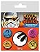 Produktbild Star Wars, Rebels, 1 X 38mm & 4 X 25mm Buttons Button Pack (15x10 cm) + 1x Überraschungs-Sticker