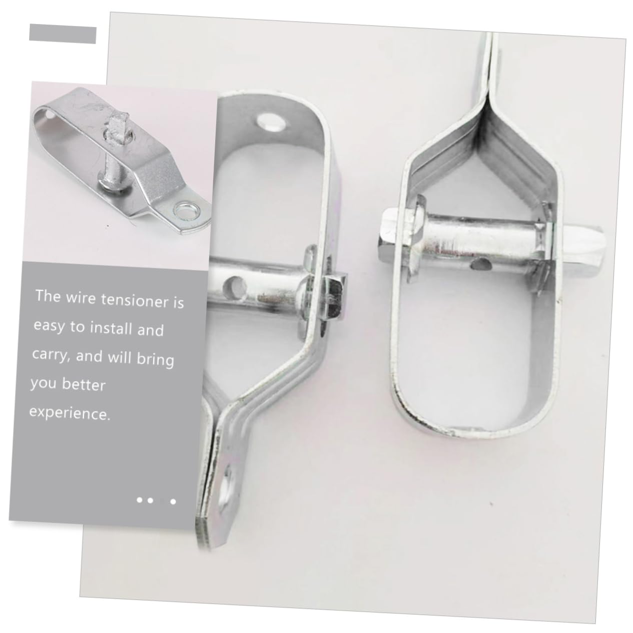 Mipcase Cable Ratchet Tensioner Kit 5pcs Greenhouse Wire Deck Cable Tightener Wire Gear Tensioner for Garden