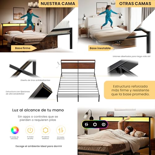 Opiniones de Base para Cama King Size Con Cajones disponible en línea. 30 Base para Cama King Size Con Cajones marca HOMELYA (3)