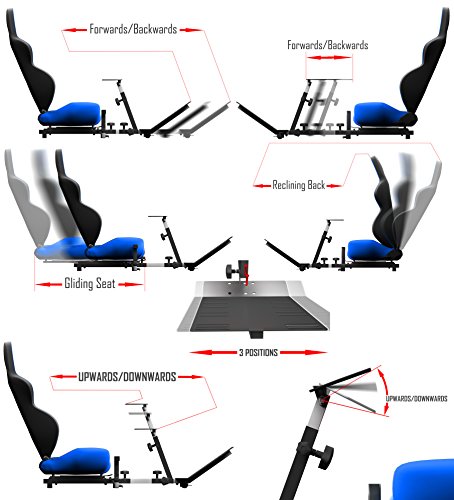 OpenWheeler Advanced Racing Seat and Stand Driving Simulator Gaming Chair with Gear Shifter Mount - Image 6