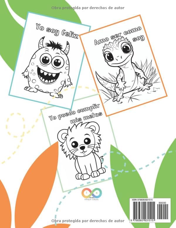 Miniatura 2 de Libro de Colorear Jumbo Yo Soy Increíble Libro de colorear Jumbo con Afirmaciones Positivas en español para niños y niñas (Spanish Edition)