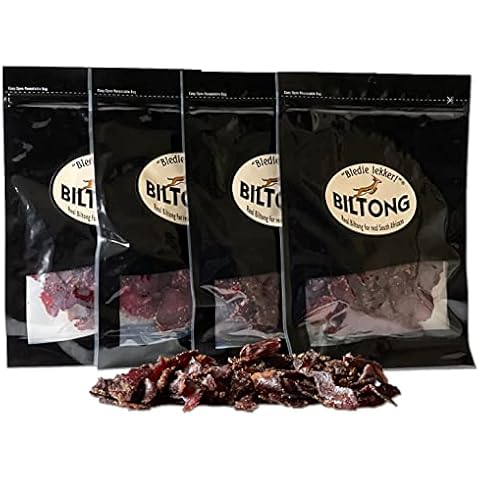 Bledie Lekker Sliced Biltong (4 x 4oz Pack) Cover