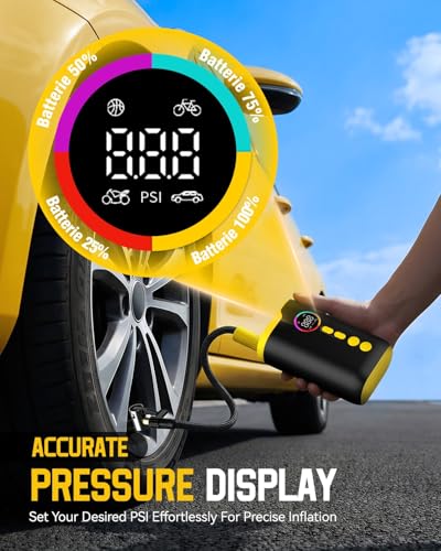 Neverland Tire Inflator Portable Air Compressor - 150 PSI Electric Air Pump - image 6