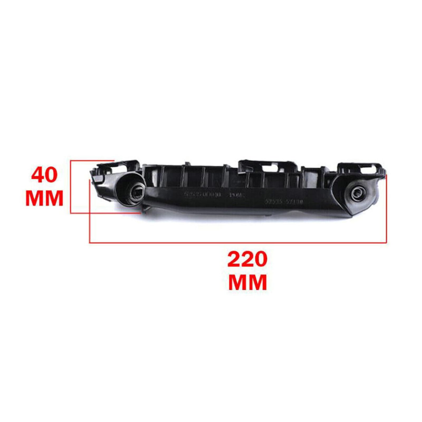 Support Pare-chocs Avant Gauche + Droite Pour Toyota Yaris 2007-2011 - Compatible Références 5253552060 & 5253652050 - 9