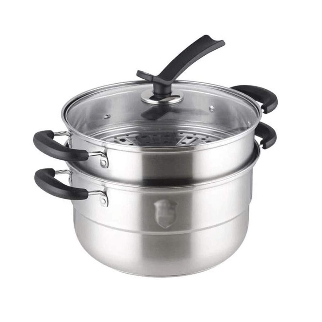 Vaporera de Acero Inoxidable, Calor Uniforme, máxima Potencia de Vapor, fácil de Limpiar, una Olla Multiusos