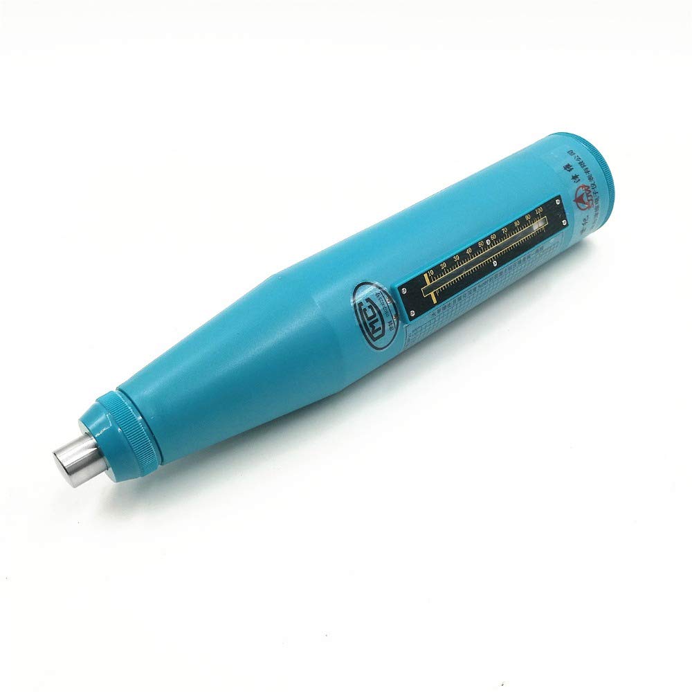CGOLDENWALL Sclerometro per Calcestruzzo 2.207J Resiliometer Hammer Meter Within Scope of 10-60Mpa