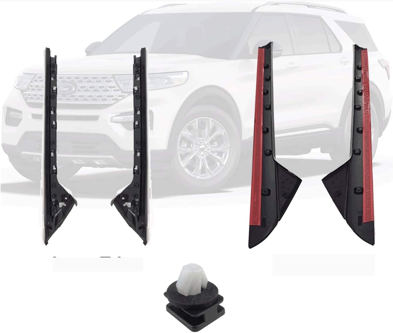 Moldura De Pilar Interior Para Parabrisas LH RH Para Ford Explorer 201