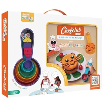 Hardcover Chefclub Kids: Have Fun In The Kitchen With Our Clever Measuring Cups Book