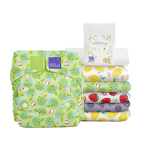 Bambino Mio NKSOX FRU - Bambino Mio, Miosolo Set de Pañales de Tela, Ensalada de Fruta, unisex
