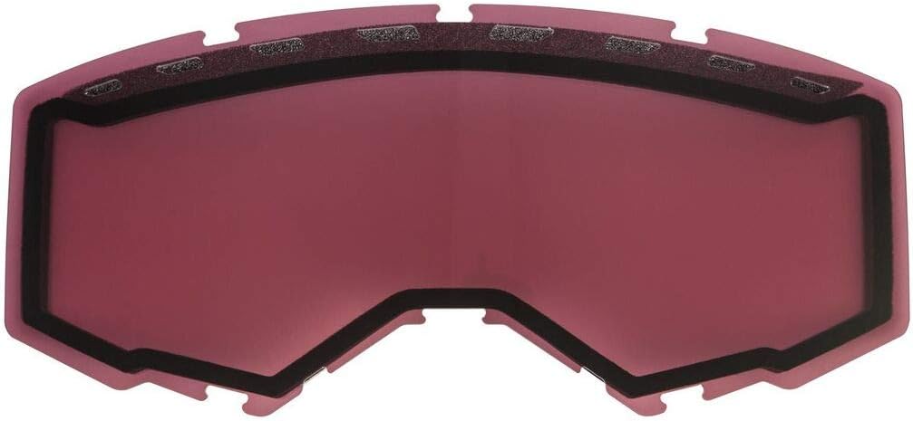Fly Racing Vented Dual Goggle Lens (RED Mirror/Brown) : Automotive