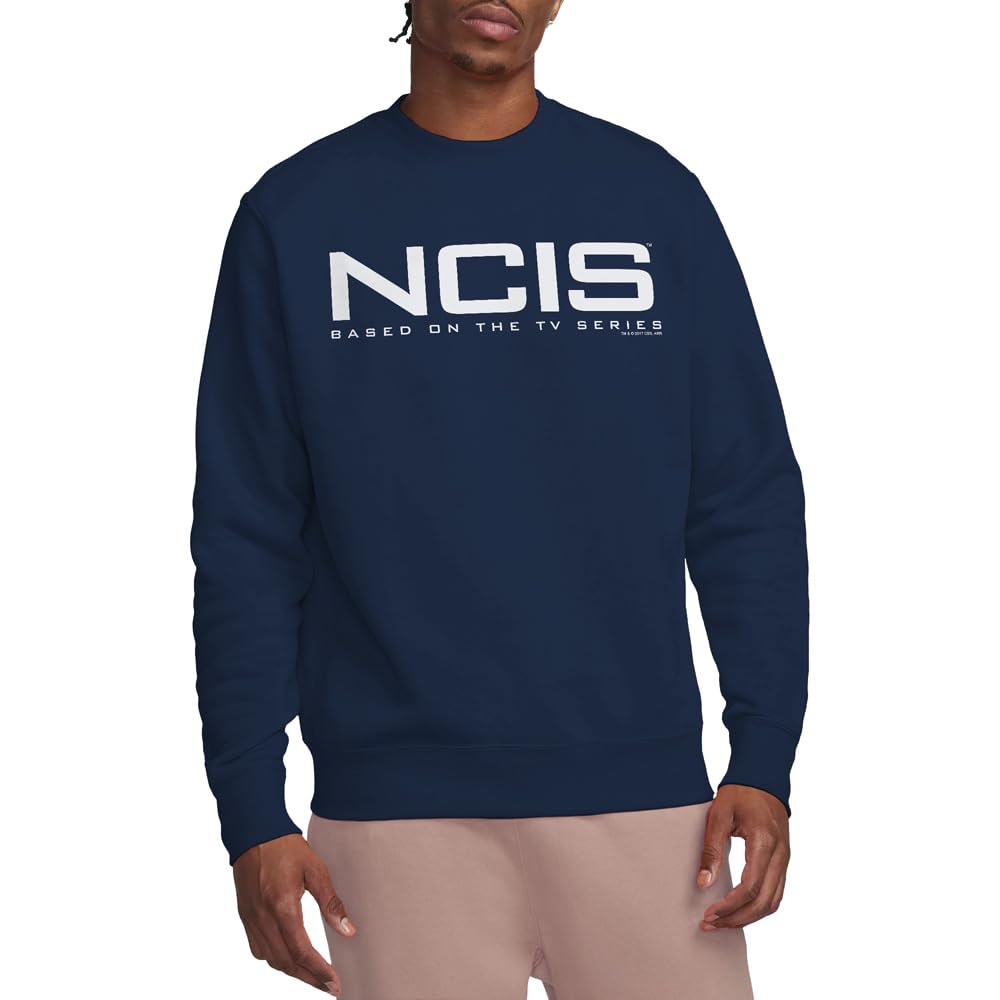NCIS Logo Crew Sweatshirt, Navy, Large