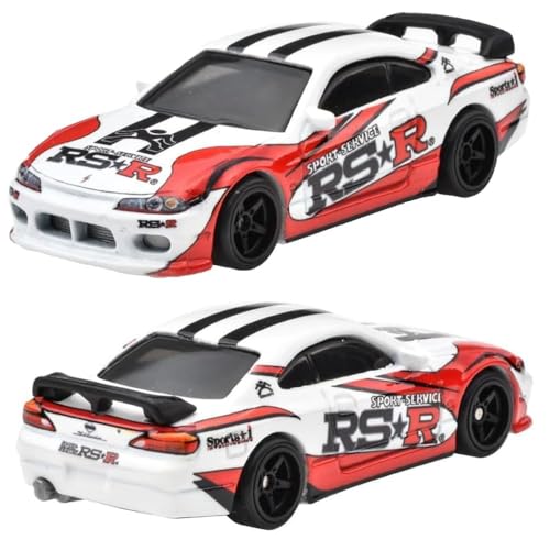 Hot Wheels 2-Pack Nissan 240SX y Silvia 1:64 miniatura 3